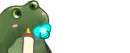 Стикер Worry Frog