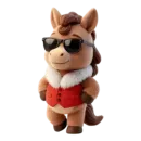 Стикер Новогодний Конек