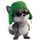 Стикер Новогодний Волчок