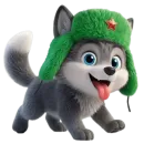 Стикер Новогодний Волчок