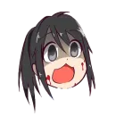 Стикер Yandere-chan