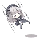 Стикер Умная тян