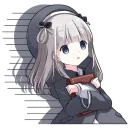 Стикер Умная тян