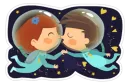 Стикер Young Love in Space ?