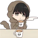 Стикер Юрудура тян | Yurudara chan