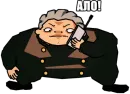 Стикер JoJo Багровый Кринж