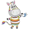 Стикер Zebra_Poloso4ka