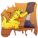 Стикер Златокусь Без Текста