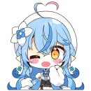 Стикер Снежная Лами–тян