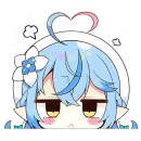 Стикер Снежная Лами–тян