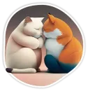 Стикер adadem cats