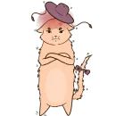Стикер adelefog