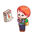 Стикер Календарь абитуриента