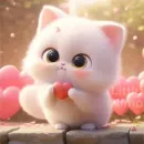 Стикер Котики