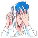 Стикер Акихико семпай