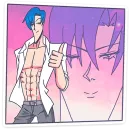 Стикер Акихико семпай