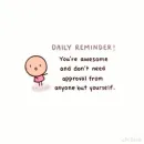 Стикер a lil reminder for u