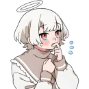 Стикер Ангельский мальчик