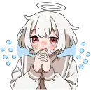 Стикер Ангельский мальчик