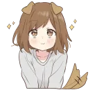 Стикер Cute Anime