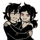 Стикер Ashley and Andy
