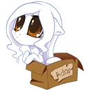 Стикер Ashley Arctic Fox