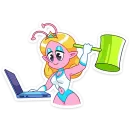 Стикер Астер