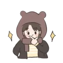 Стикер Kawaii