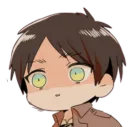 Стикер attack on titan chibi .saku