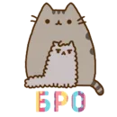 Стикер Aura Pusheen