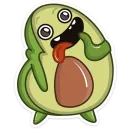 Стикер Авокадик