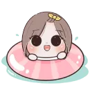 Стикер Baby Chubby Girl 6