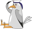 Стикер back backlan