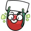 Стикер Темная тема с Балтикой Без Текста