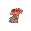 Стикер bananadog