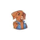 Стикер bananadog