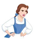 Стикер Красавица и Чудовище Без Текста