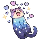 Стикер валентинка