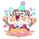 Стикер Берт без надписей