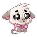 Стикер Бисквит в свитере без надписей