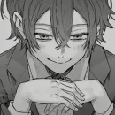 Стикер black white