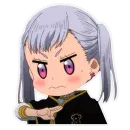 Стикер Black clover / Чёрный клевер