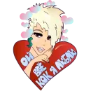 Стикер Блондинка в законе