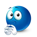 Стикер Blue faces