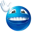 blue emoji