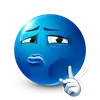 Стикер Blue Emotions