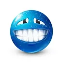 Стикер Blue faces