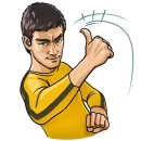 Стикер Bruce Lee
