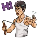 Стикер Bruce Lee