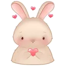 Стикер Зайка